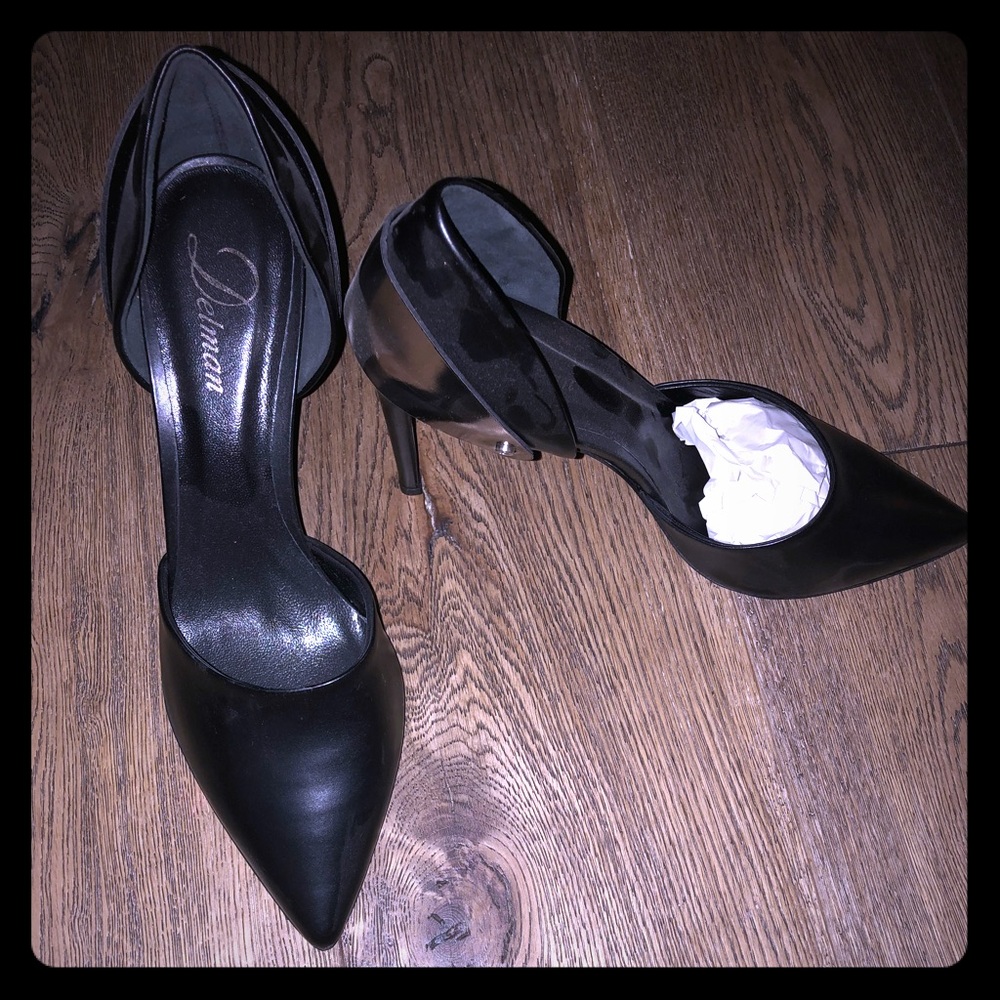 Black high heels